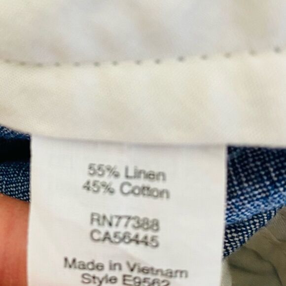 J. Crew blue chambray Rivington shorts size 35 - Picture 6 of 6